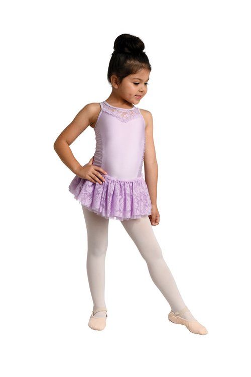 Dress w/ Lace Yoke &amp; Back, Color: Pink, Size: 2-4