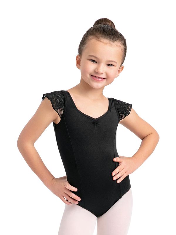 Flutter Sleeve Princess Leotard - Girls