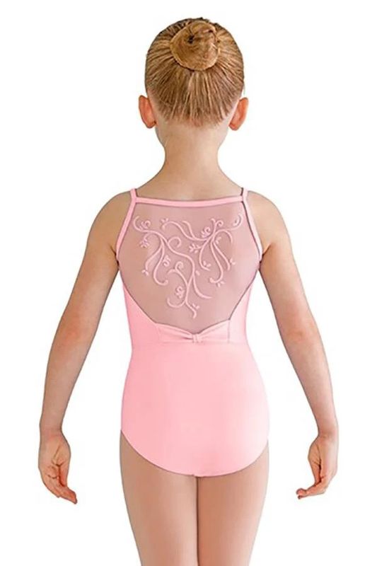 BLOCH Girls - Desaree Vine Flock Mesh Camisole Leotard