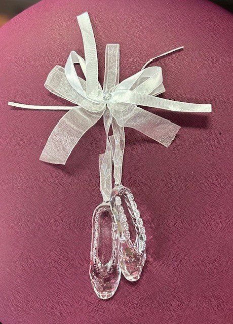 Acrylic Ballet Shoes Ornament