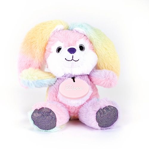 Rainbow Lop Eared Dance Bunny