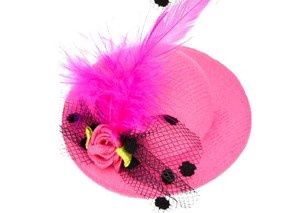 Mini Top Hat Feather Fascinator