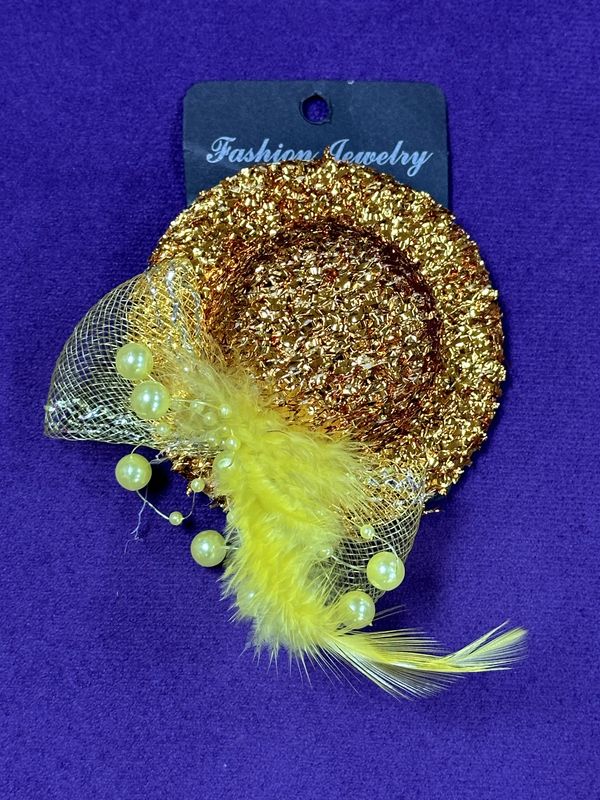 Mini Glitter Top Hat Fascinator