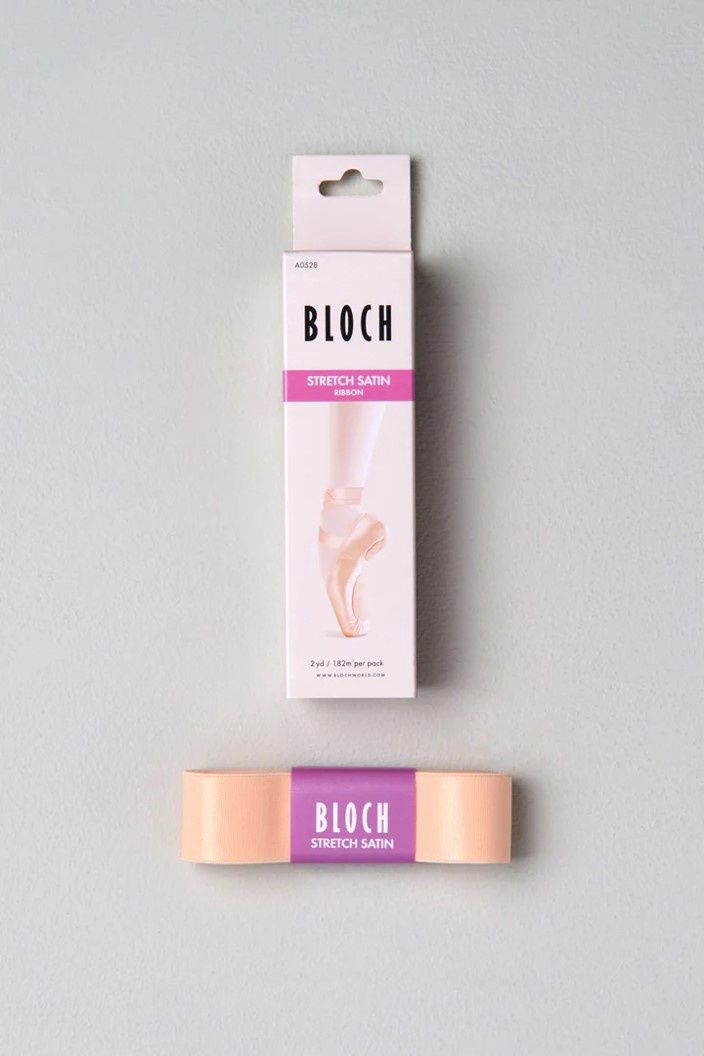BLOCH Stretch Satin Ribbon, Color: LPK