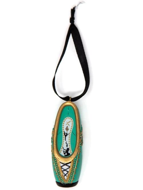 Swarovski Nutcracker Pointe Shoe Ornament