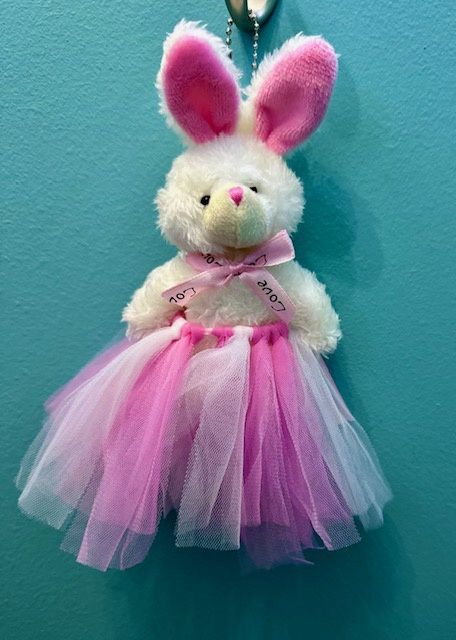 Tutu Bunny Keychain