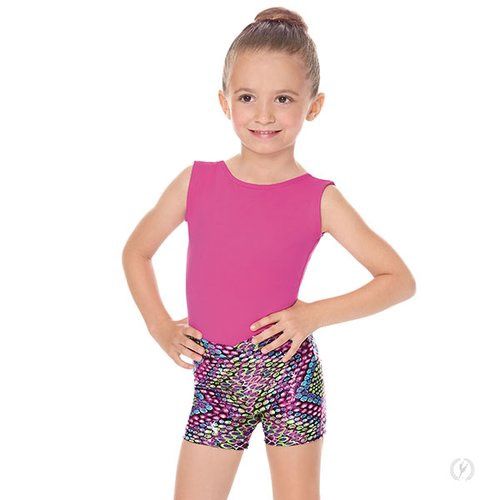 Dizzy Dots Metallic Foil V Waist Booty Shorts