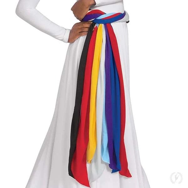 Unisex Long Polyester Praise Dance Sash