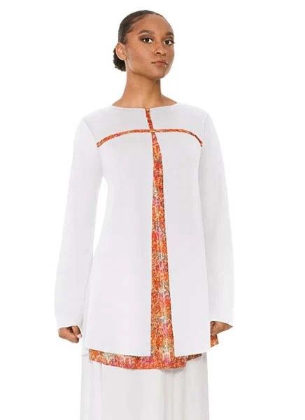 Womens Fire and Rain Split Layer Tunic