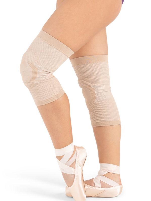 Gel Knee Pads, Color: Nude, Size: S/M