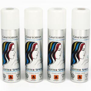 Gold Glitter Hair Spray