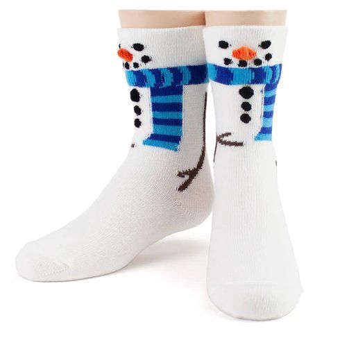 Youth 3D Snowman Socks