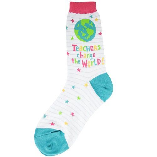 &quot;Teachers World&quot; Women&#39;s Socks