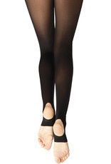 Capezio Ultra Soft Stirrup Tight, Color: BLK, Size: S/M