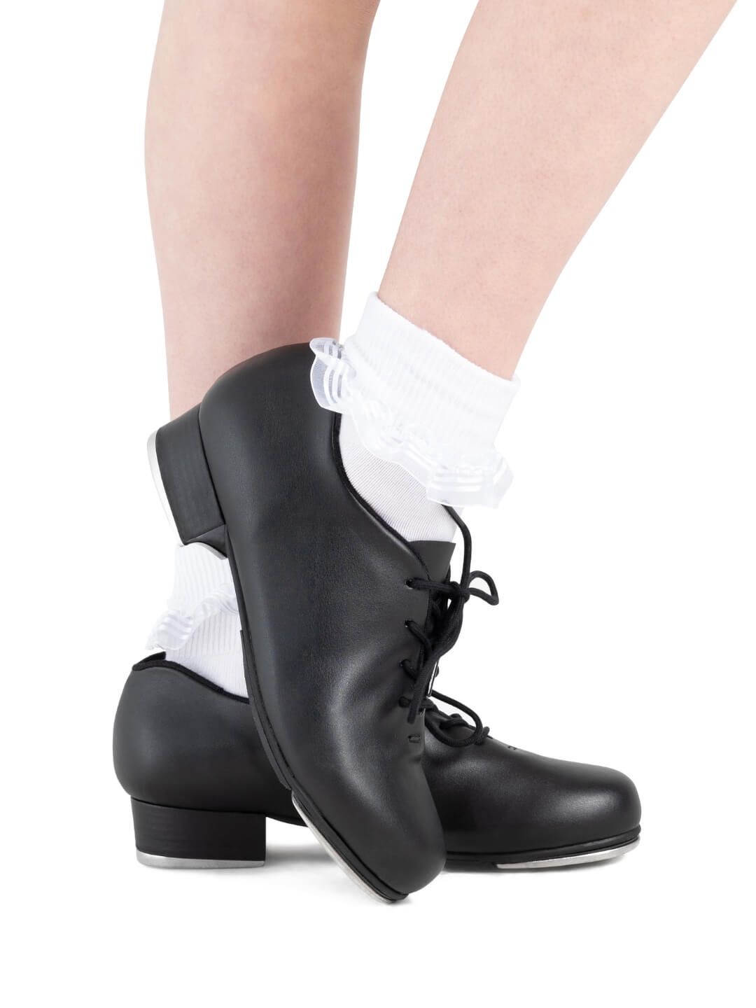 Capezio Downtown Tap Shoe - Child, Color: Black, Size: 10