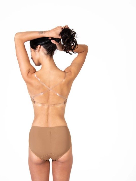Bikini Cut  Brief, Color: Dk Nude, Size: XSA