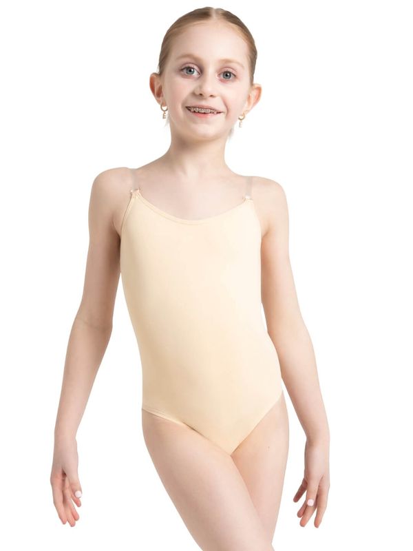 Camisole Leotard w/ Clear Transition Strap - Girls