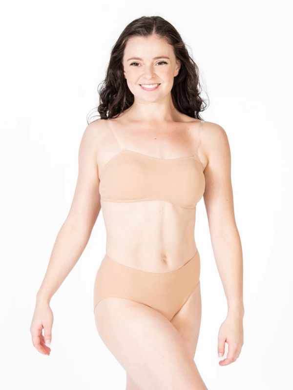 Full Front Convertable Padded Bra, Color: Nude, Size: XSA