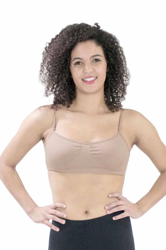 Seamless Microfiber Clear Back Undergarment Bra