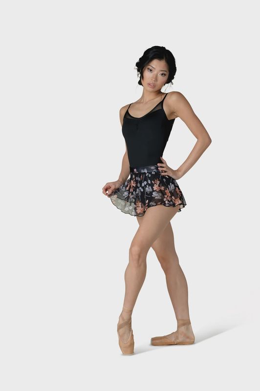 Adult Floral Print Pull On Skirt