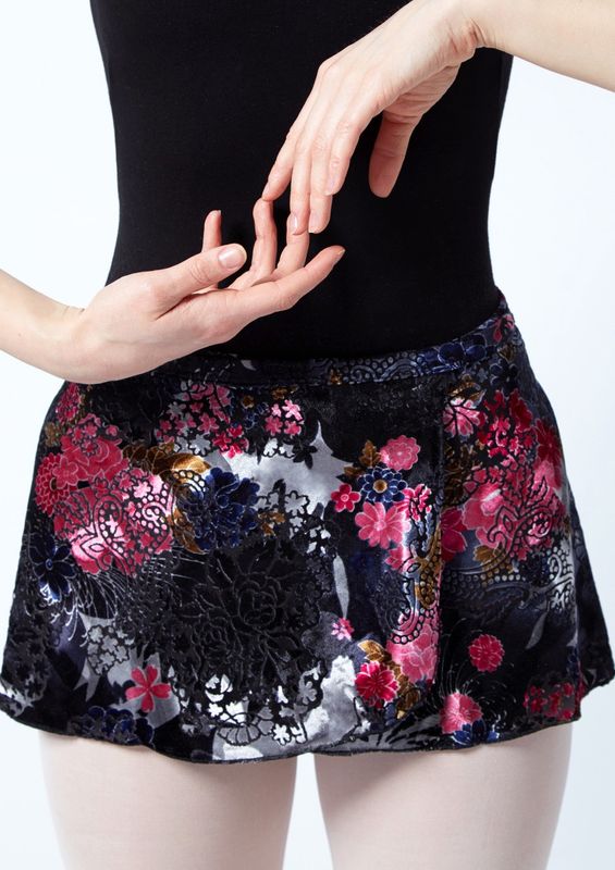 Capezio Botanical Wrap Skirt Adult
