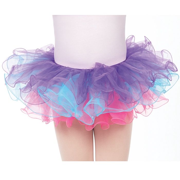 Dasha Three Color Tutu With Bow Youth