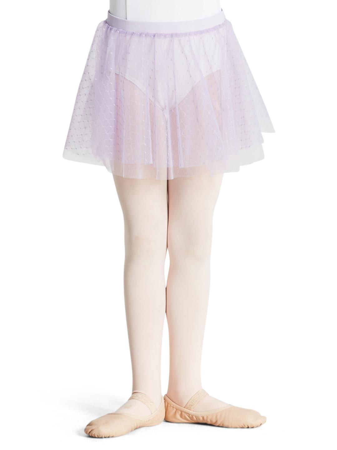 Double Layer Pull On Skirt Childrens, Color: Lavendar, Size: TOT