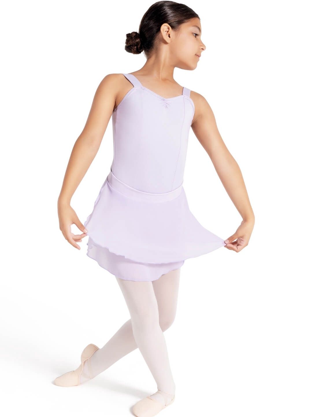 Studio Collection Pull On Skirt Girls, Color: Lavendar, Size: SC