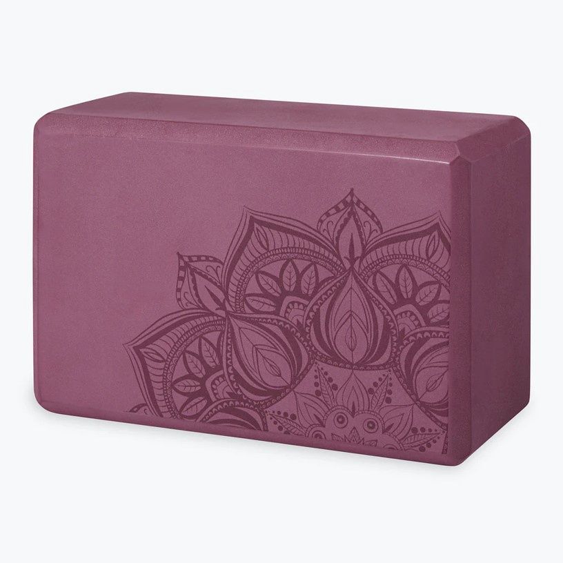 Printed Yoga Block  Essentials Block, Color: Athenian Blush