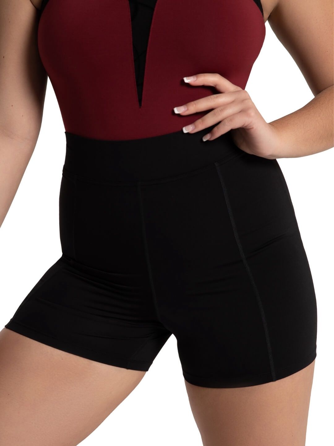 Majestic Lines Isabella Boy Short - Adult, Color: Black, Size: XSA