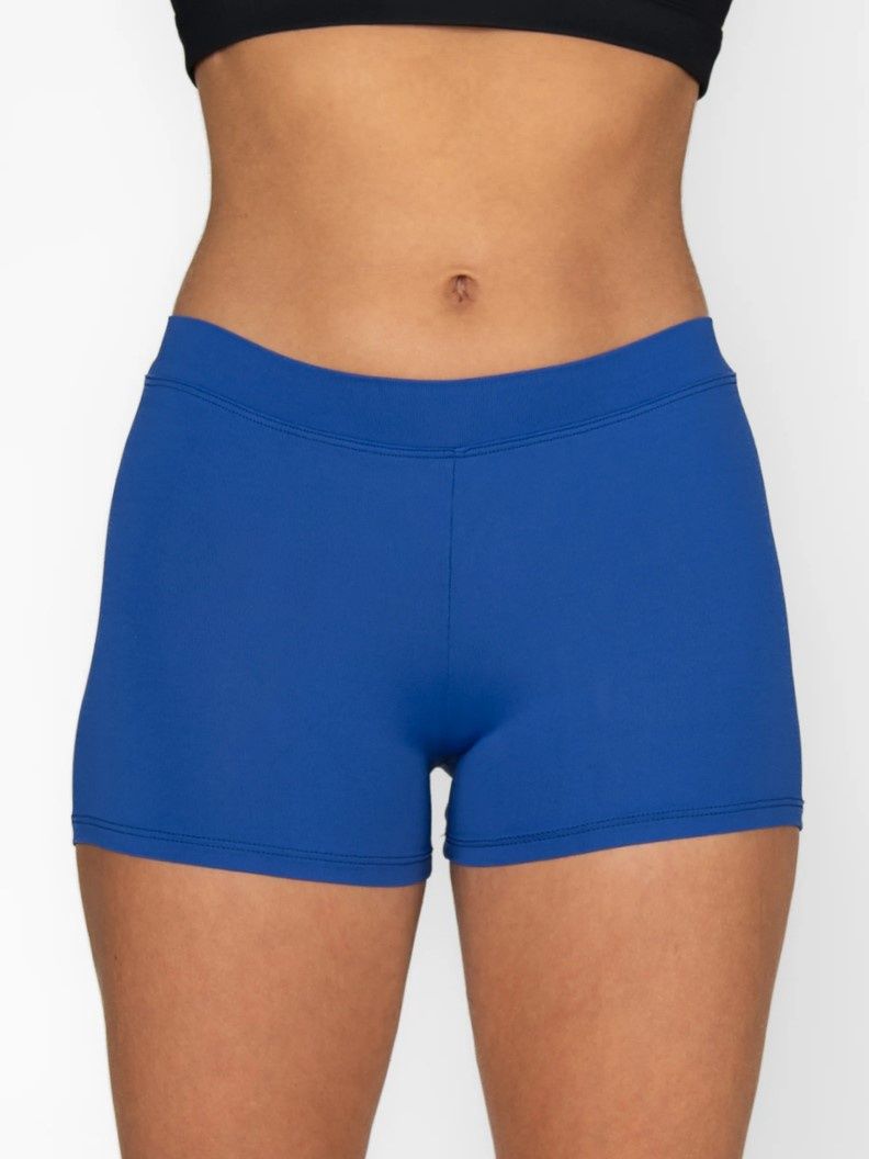 Prowear Boy Cut Short Wide Band Girls, Color: Royal, Size: 4-6