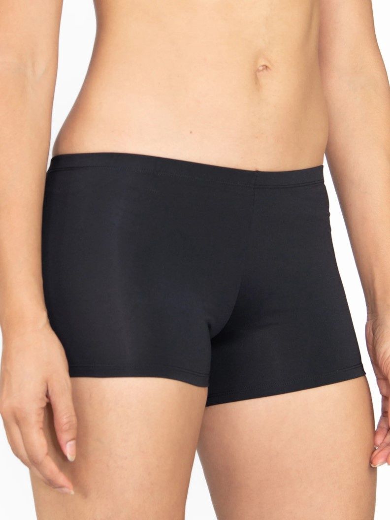 Prowear Boy Cut Short Girls, Color: Black, Size: 6x-7