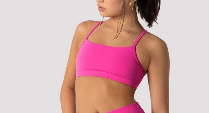 BLOCH Diella Girls Bra Top, Color: Hot Pink, Size: 8-10