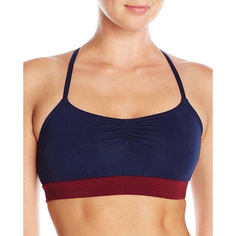 T Back Bra Top, Color: NAV, Size: SA