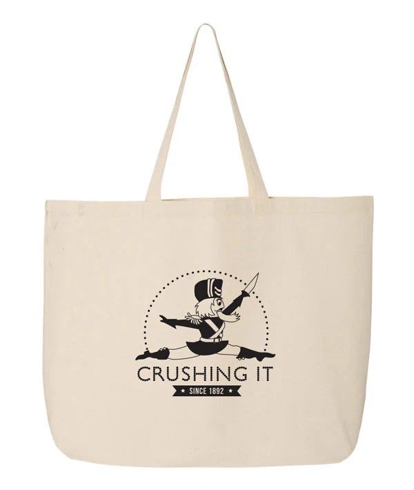 Natural Crushing It Nutcracker Tote Bag