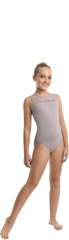 Kids Amber Leotard, Color: Nirvana Pink, Size: 6x-7