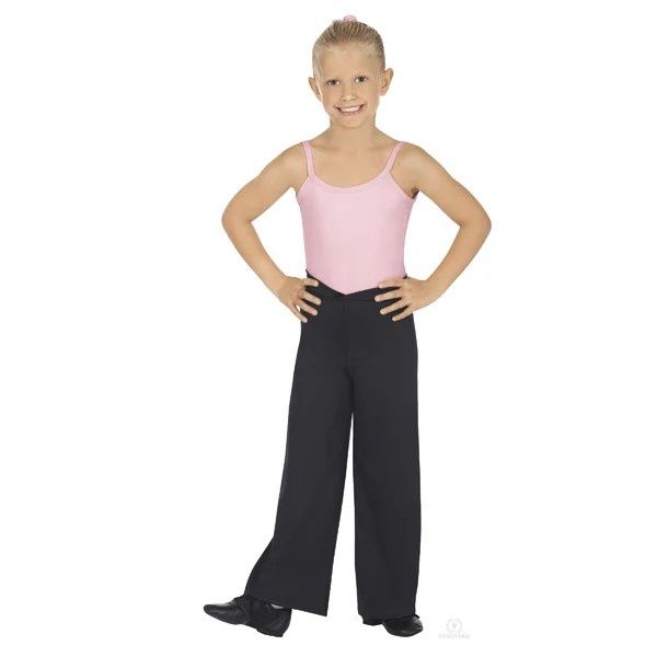 Girls Microfiber V Front Jazz Pants