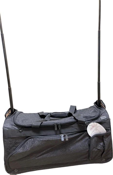 DEMI The Foldable Changing Statio with Extendable Garment Rack (uHide System), Color: Black