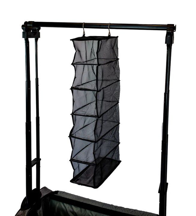 Glam&#39;r Gear 6-Shelf Transparent Hanging Shoe/Accessory Organizer
