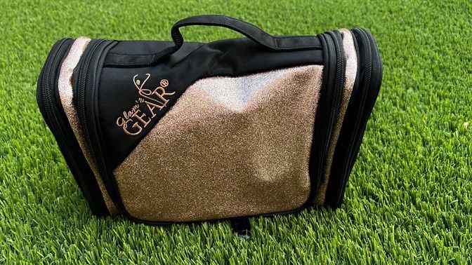 Glam&#39;r Gear Hanging Travel Cosmetics Bag, Color: Rose Gold