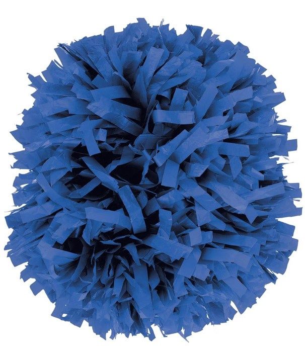 Solid Plastic In-Stock Pom, Color: Royal
