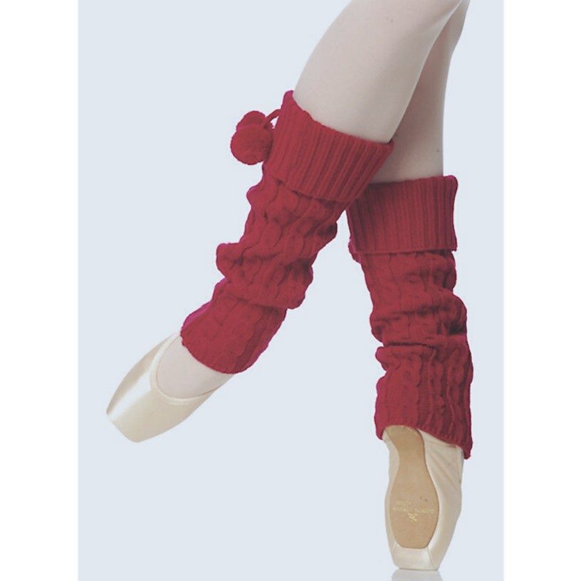 Jazzberry Pom Pom Legwarmer, Color: Jazzberry, Size: ONE