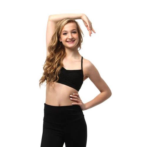 BLOCH Gathered Front Bra Top