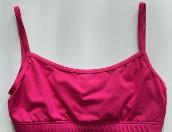 Ladies Camisole Bra Top, Color: Hot Pink, Size: LA