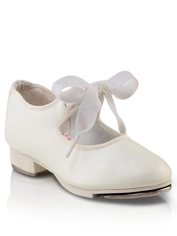 Capezio N625 Child Jr. Tyette Shoe, Color: 11M WHITE