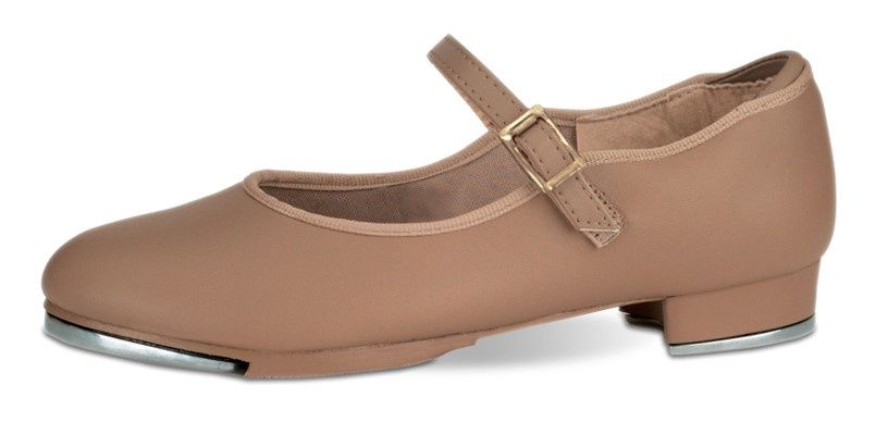 Danshuz Child Value Strap Tap Shoe- 751, Color: 8M TAN