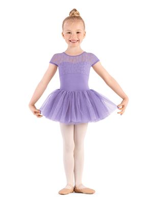 Girls Mirella Majesty Cap Sleeve Tutu Dress