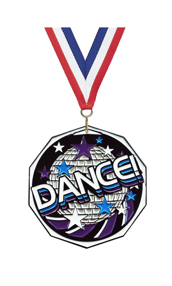 Bright Color Dance Medal