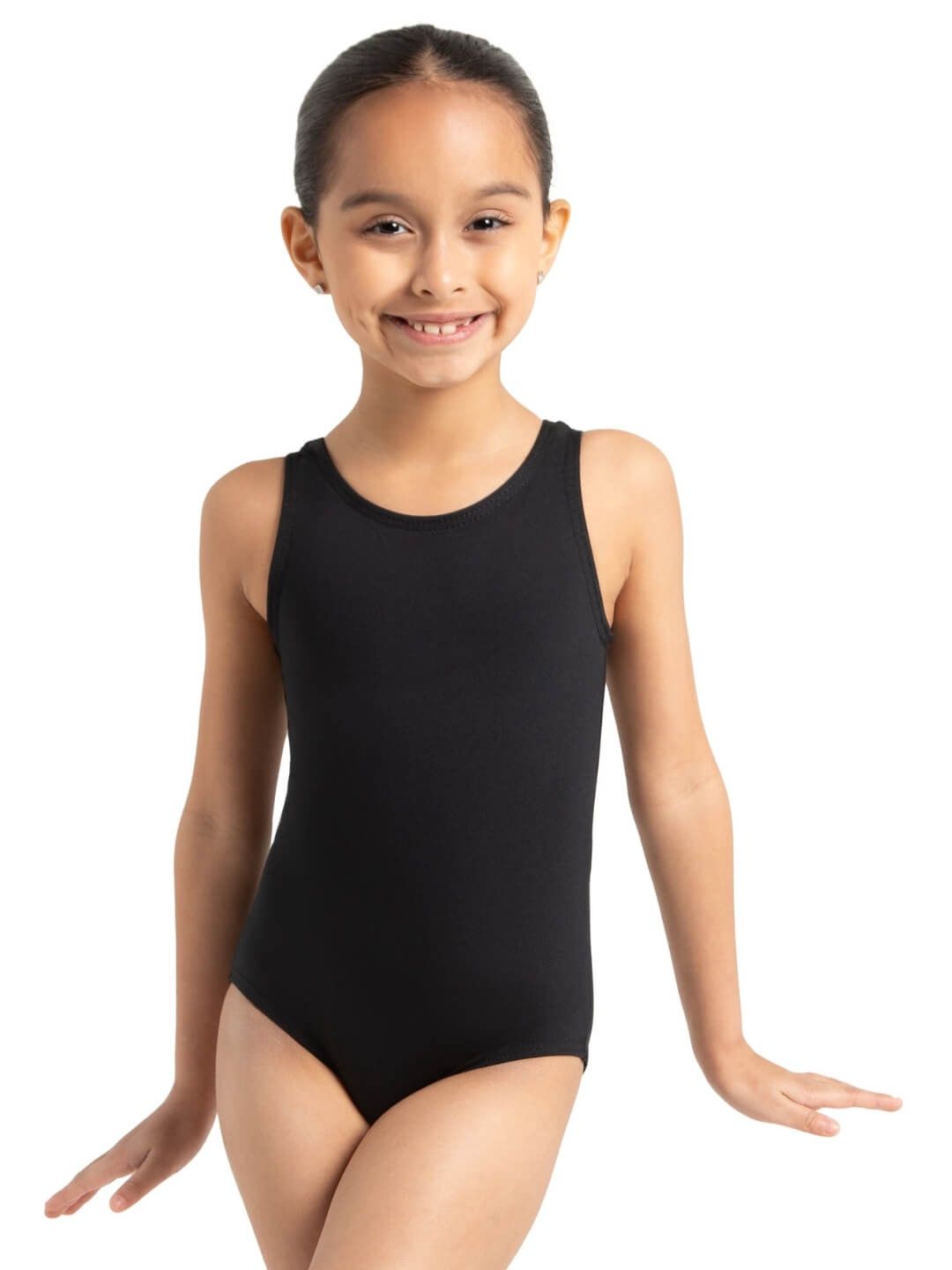 Team Basics Tank Leotard - Child, Color: BLK, Size: T