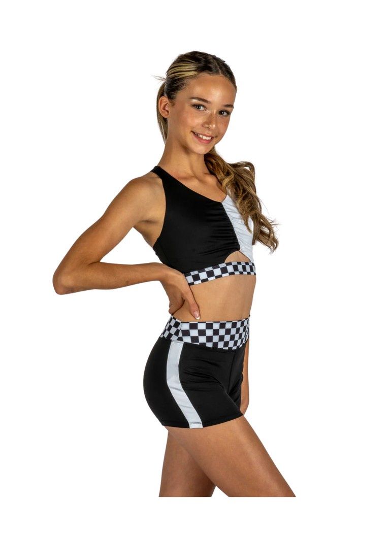 Checkmate Short, Color: Black, Size: 4-6